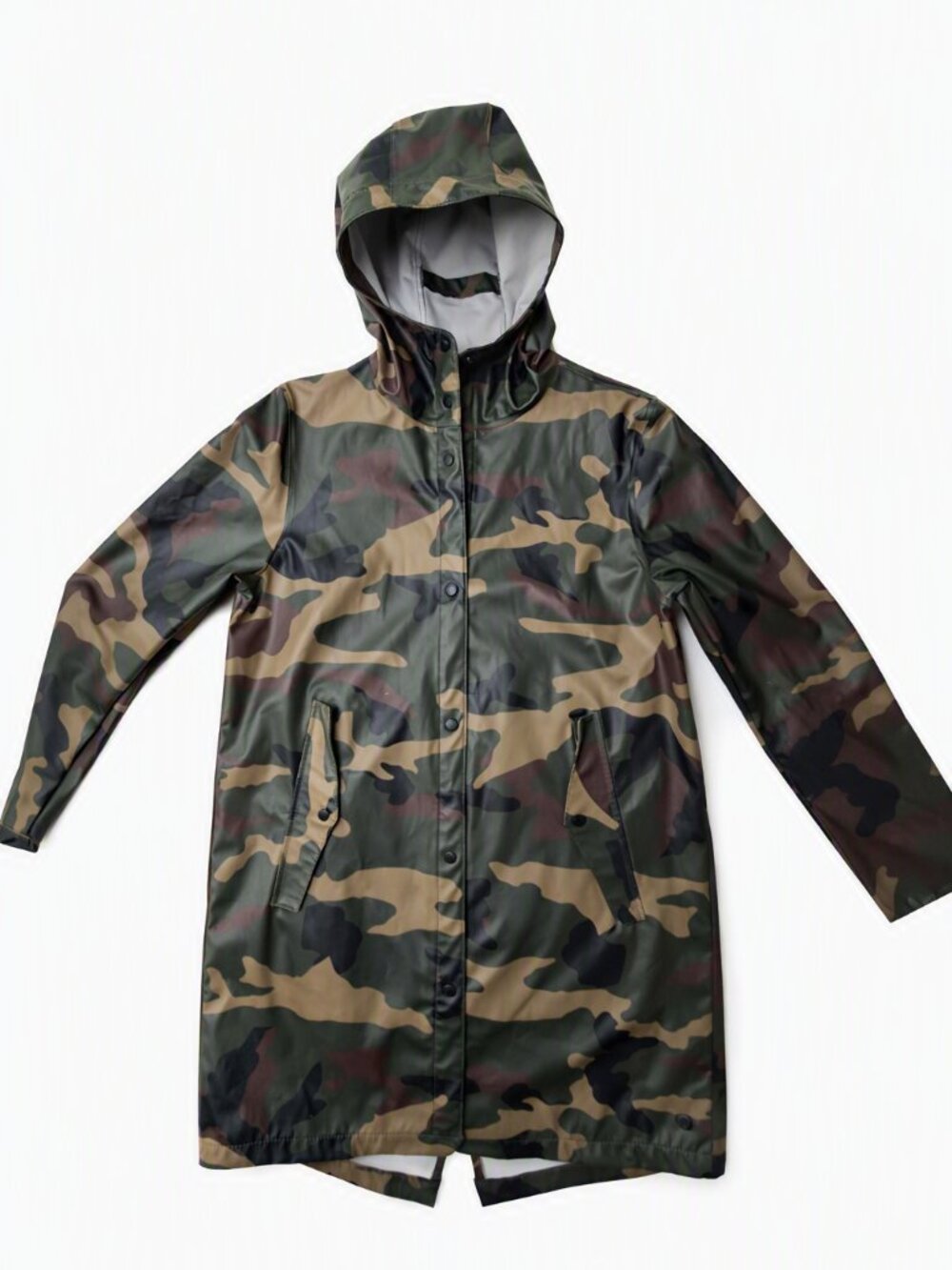 Herschel Supply Co. Camouflage Hooded Raincoat – Size S